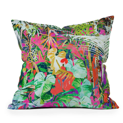 83 Oranges Find Me Where The Tropical Throw Pillow