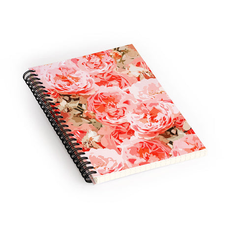 83 Oranges Fiona Floral Spiral Notebook