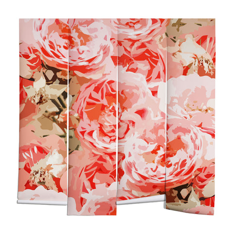 83 Oranges Fiona Floral Wall Mural