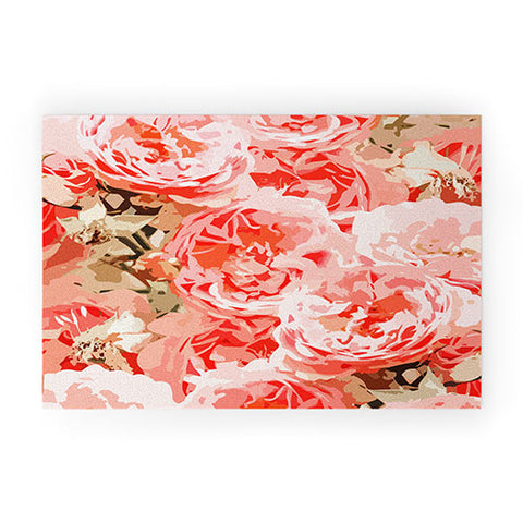 83 Oranges Fiona Floral Welcome Mat
