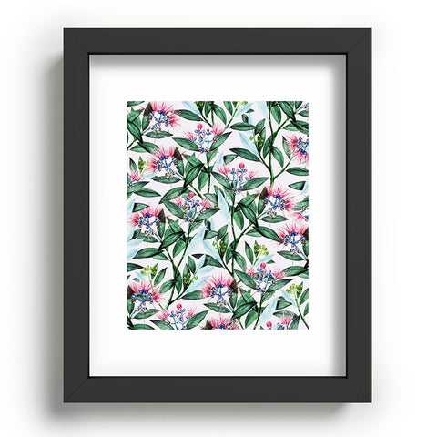 83 Oranges Floral Cure One Recessed Framing Rectangle