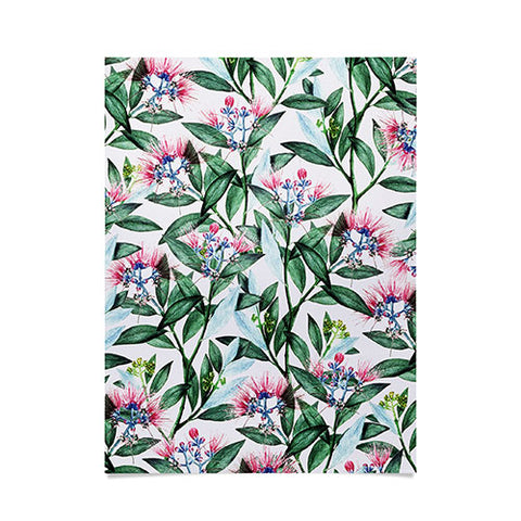 83 Oranges Floral Cure One Poster