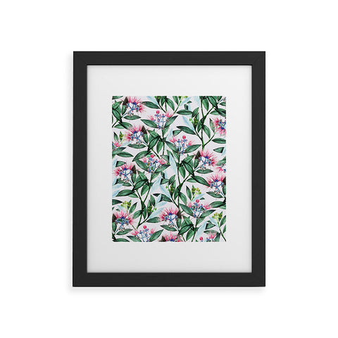 83 Oranges Floral Cure One Framed Art Print