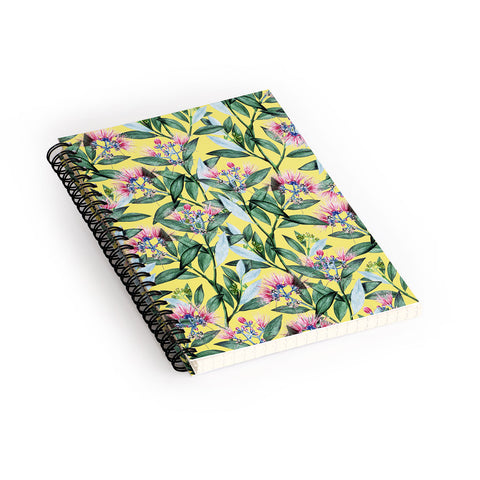 83 Oranges Floral Cure Two Spiral Notebook