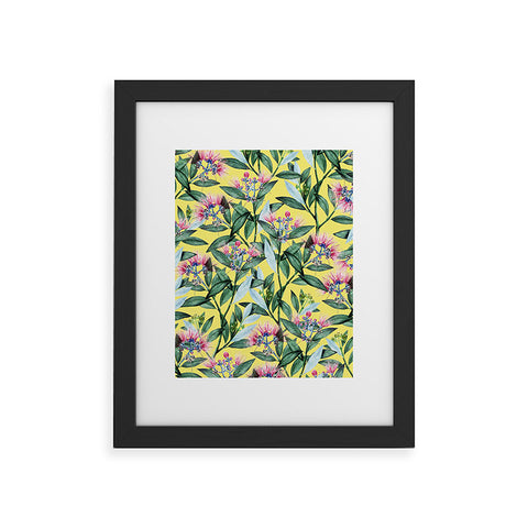 83 Oranges Floral Cure Two Framed Art Print