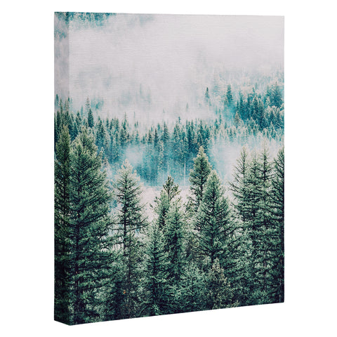 83 Oranges Forest And Fog Art Canvas