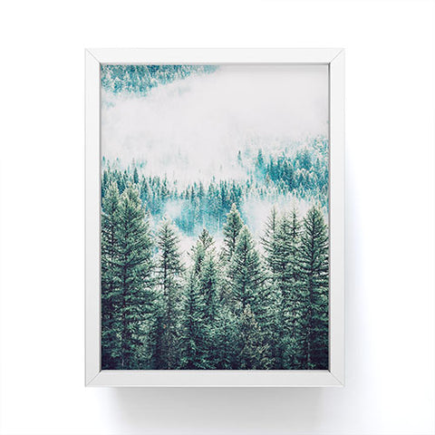 83 Oranges Forest And Fog Framed Mini Art Print