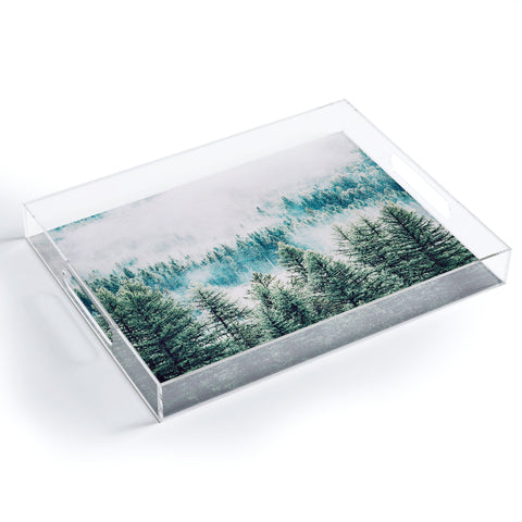 83 Oranges Forest And Fog Acrylic Tray