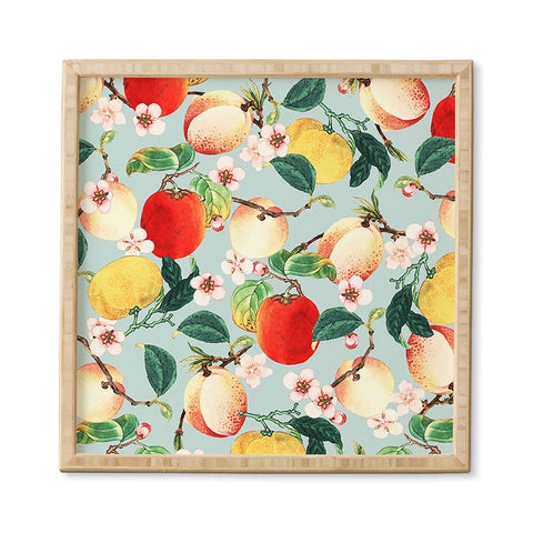 83 Oranges Fruity Summer Framed Wall Art