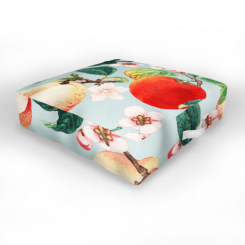 83 Oranges Fruity Summer Outdoor Floor Cushion