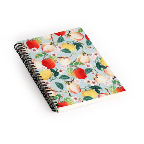 83 Oranges Fruity Summer Spiral Notebook