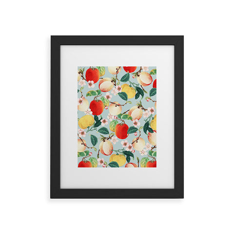 83 Oranges Fruity Summer Framed Art Print