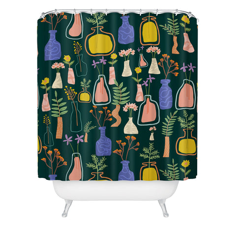 83 Oranges Garden As Though You Will Live Shower Curtain