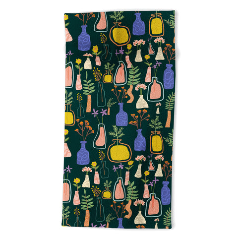 83 Oranges Garden As Though You Will Live Beach Towel
