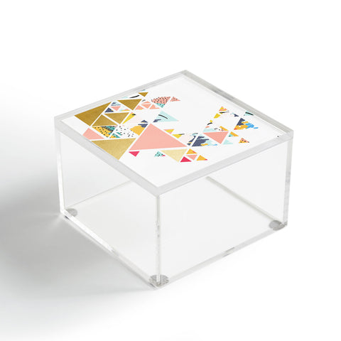 83 Oranges Geometric Abstraction Acrylic Box