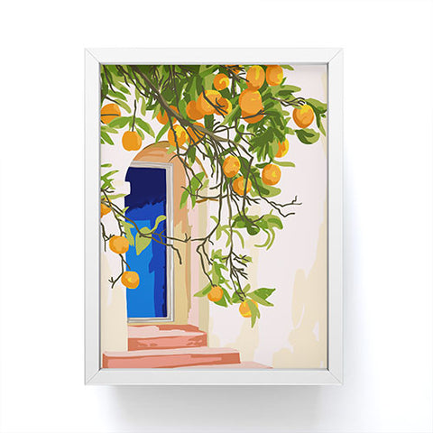 83 Oranges Go With All Your Heart Framed Mini Art Print