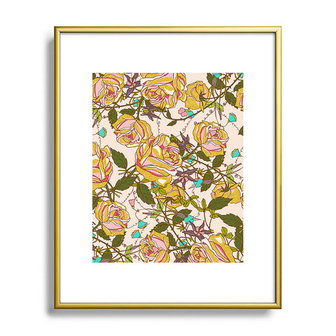 83 Oranges Golden Beauty Metal Framed Art Print