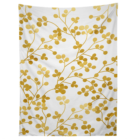 83 Oranges Golden Vines Tapestry