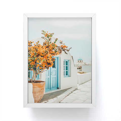 83 Oranges Greece Photography Travel Framed Mini Art Print