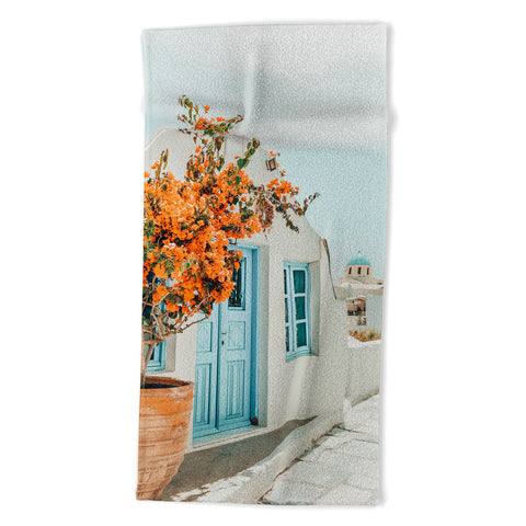 83 Oranges Greece Photography Travel Beach Towel