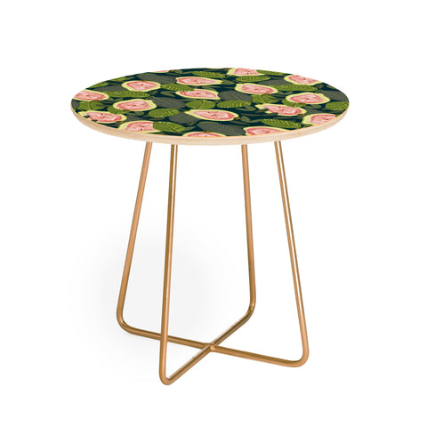 83 Oranges Guava Round Side Table
