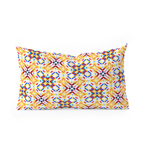 83 Oranges Happiness Pattern Oblong Throw Pillow