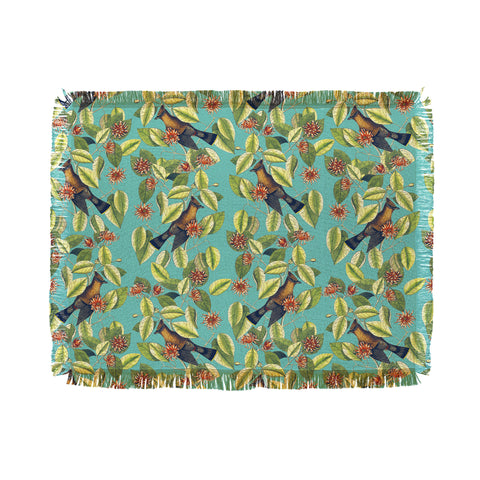 83 Oranges Haven Throw Blanket