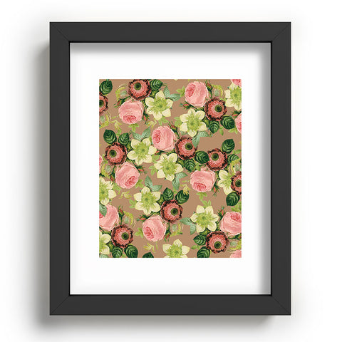 83 Oranges Hawaiian Flora Recessed Framing Rectangle