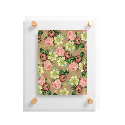 83 Oranges Hawaiian Flora Floating Acrylic Print