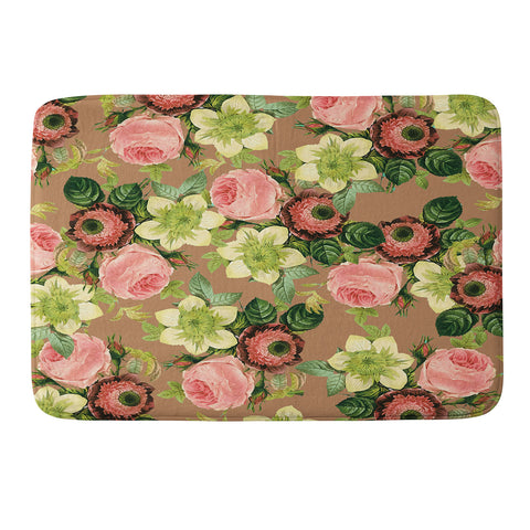 83 Oranges Hawaiian Flora Memory Foam Bath Mat