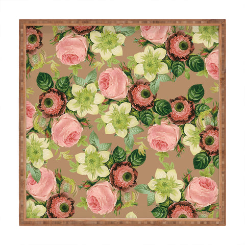 83 Oranges Hawaiian Flora Square Tray