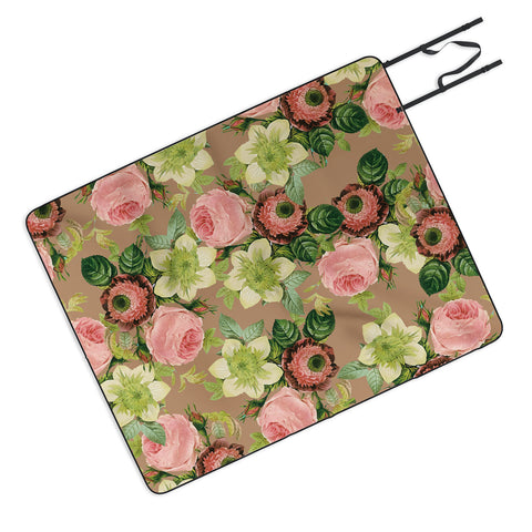 83 Oranges Hawaiian Flora Picnic Blanket