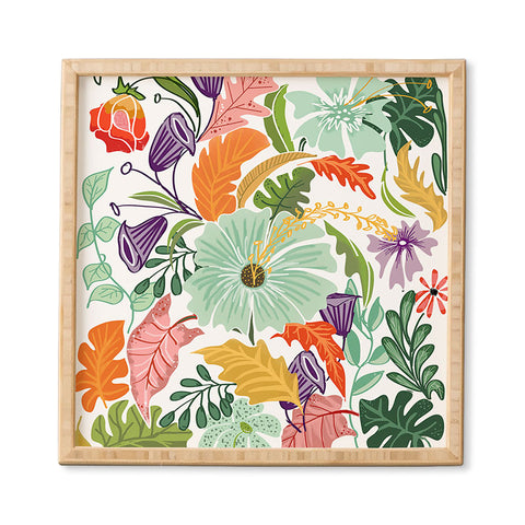 83 Oranges Hello Tropical Framed Wall Art