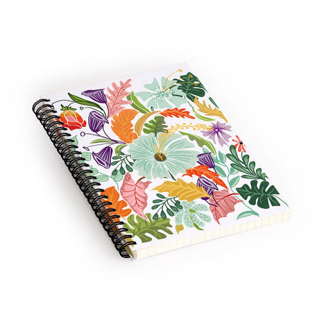 83 Oranges Hello Tropical Spiral Notebook