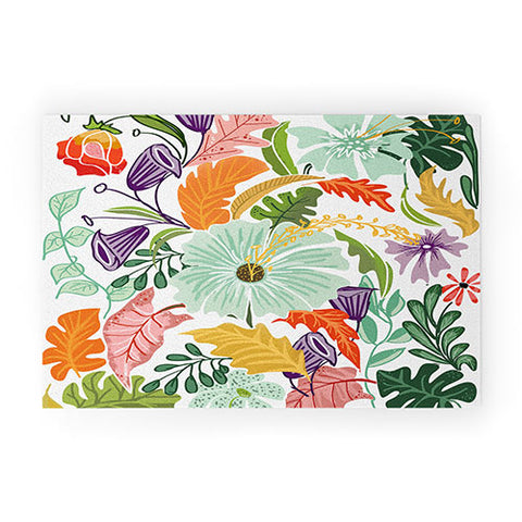 83 Oranges Hello Tropical Welcome Mat