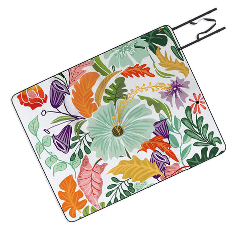 83 Oranges Hello Tropical Picnic Blanket