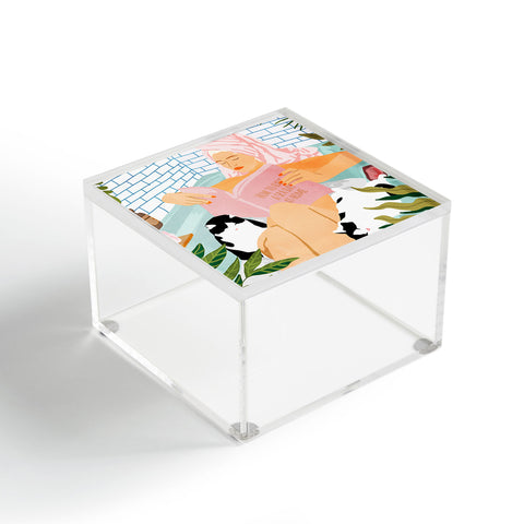 83 Oranges How To Have A Cat Spa Day Acrylic Box