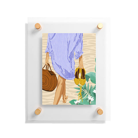 83 Oranges I Followed My Heart Floating Acrylic Print