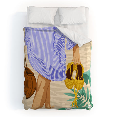 83 Oranges I Followed My Heart Duvet Cover