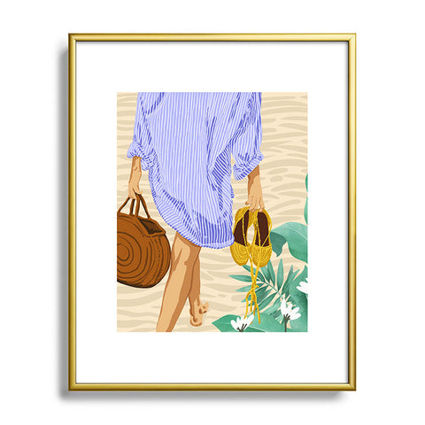 83 Oranges I Followed My Heart Metal Framed Art Print