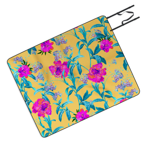 83 Oranges In Blossom Picnic Blanket