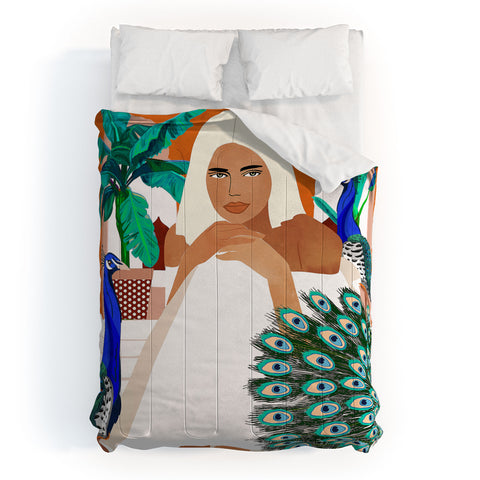 83 Oranges Indian Vacay Comforter