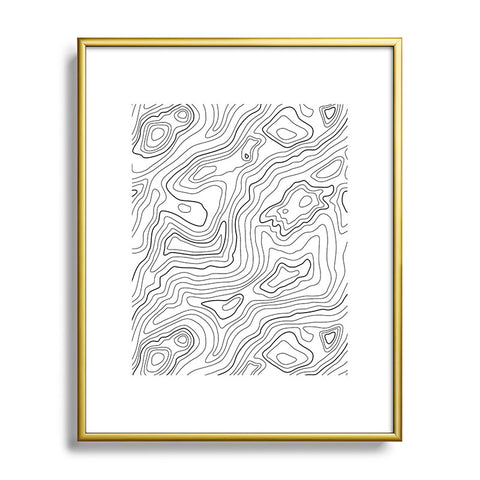 83 Oranges Intention Metal Framed Art Print