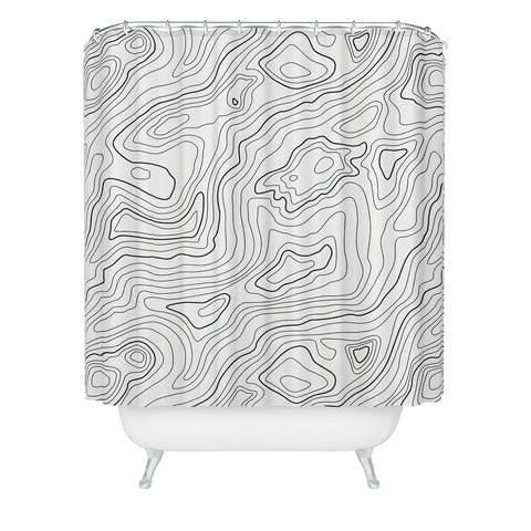 83 Oranges Intention Shower Curtain