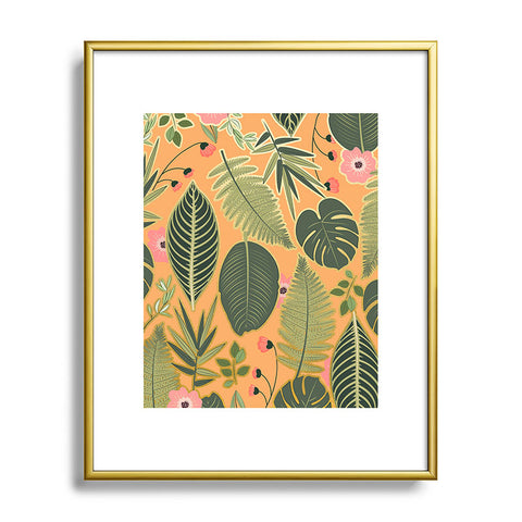 83 Oranges Jacqueline Metal Framed Art Print