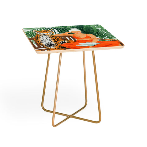 83 Oranges Jungle Vacay Side Table