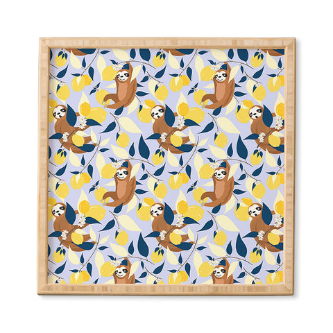 83 Oranges Lazy Day Hangout Framed Wall Art