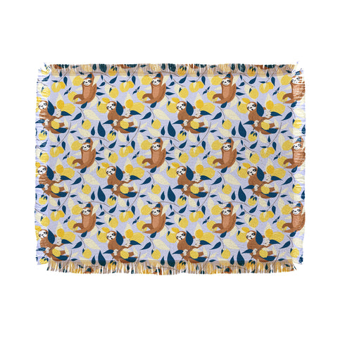 83 Oranges Lazy Day Hangout Throw Blanket