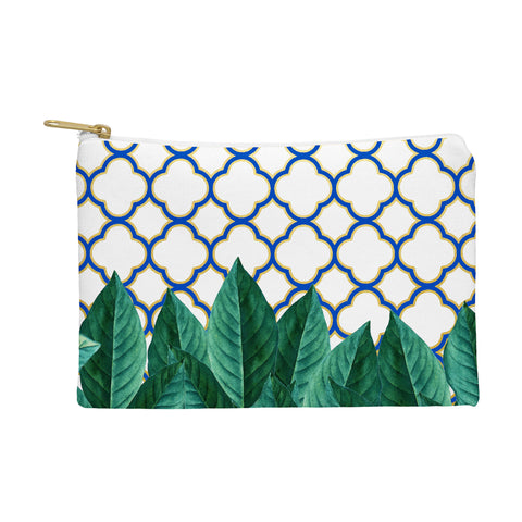 83 Oranges Leaves And Tiles Pouch