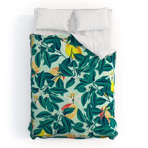 83 Oranges Lemon Pattern Comforter